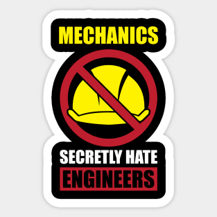 Funny Mechanic and Engineers Diesel Mechanic Quote  Mechanic Sticker